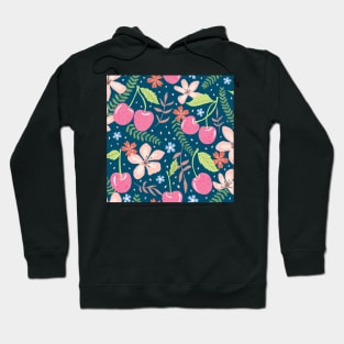 Cherry floral pattern Hoodie